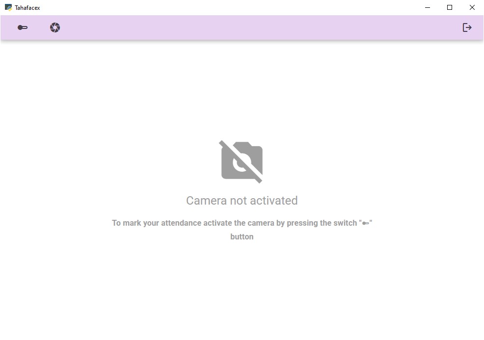Attendance page for person to mark there attendance